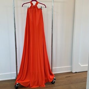 Halter Tie Backless Maxi Dress by ASOS